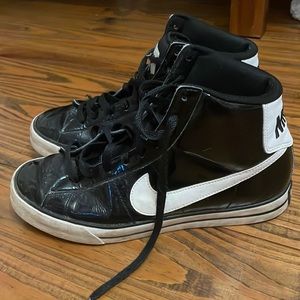 black nike blazers hightops